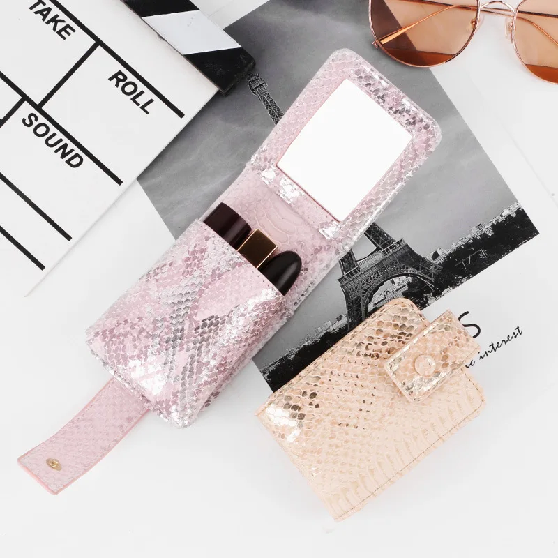 Lipstick Bag Cosmetic Bag with Mirror Small Portable Mini Portable Lipstick Box Storage Packaging Lipstick Pouch Makeup Bag
Lipstick Bag Cosmetic Bag with Mirror Small Portable Mini Portable Lipstick Box Storage Packaging Lipstick Pouch Makeup Bag