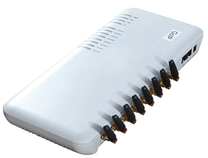 GoIP 8 Порты gsm шлюз/voip sip шлюз/IP GSM шлюз/GoIP8 VoIP шлюз с поддержкой SIP/H.323 | Компьютеры и