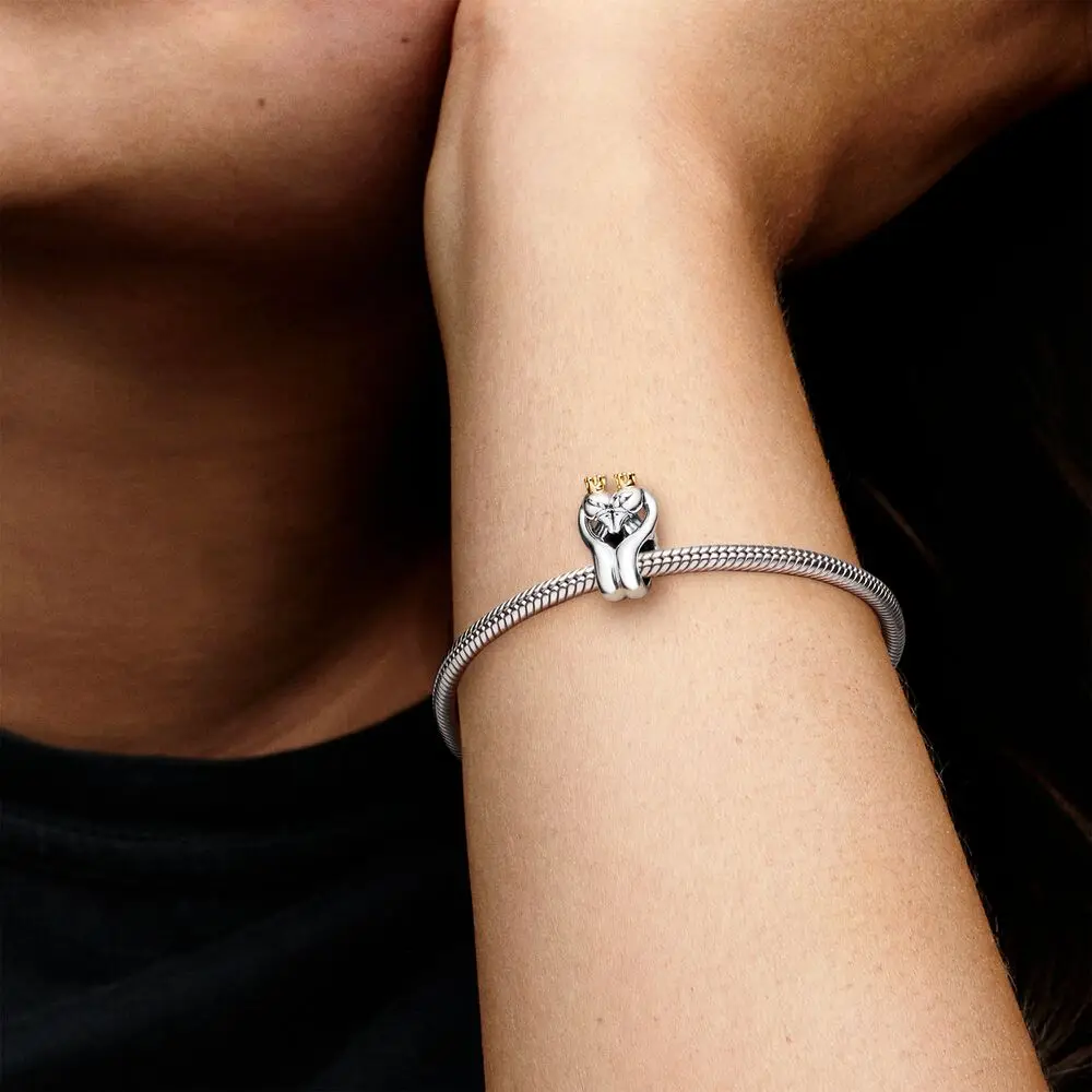 2021 Spring 925 Sterling Silver Beads 14k Gold Two-tone Swans & Heart Charm Fit Original Pandora Bracelet Women Jewelry Gift
2021 Spring 925 Sterling Silver Beads 14k Gold Two-tone Swans & Heart Charm Fit Original Pandora Bracelet Women Jewelry Gift