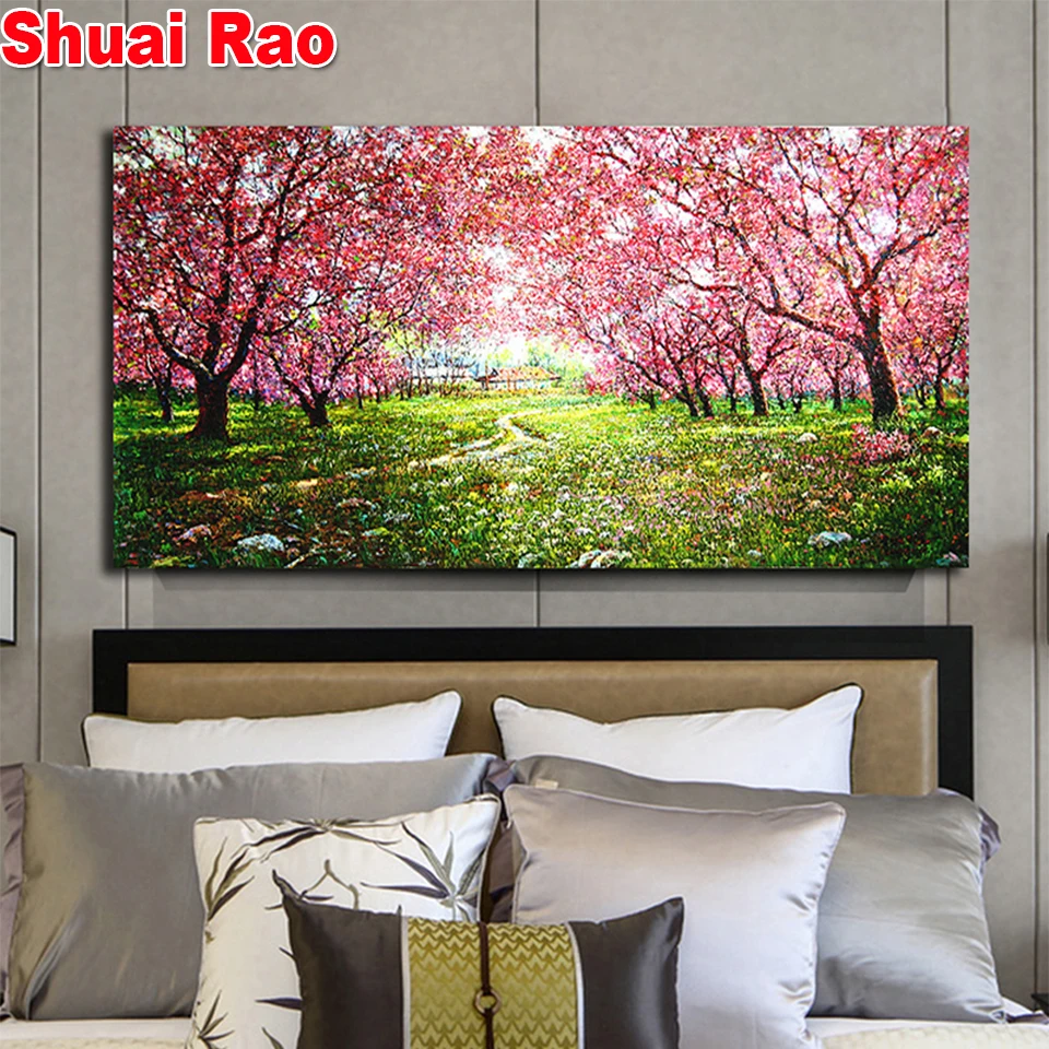 Full square round Diamond Painting Cherry Blossoms Diamond Embroidery Cross Stitch Diamond stones puzzle,Amazing artworks, 
Full square round Diamond Painting Cherry Blossoms Diamond Embroidery Cross Stitch Diamond stones puzzle,Amazing artworks,