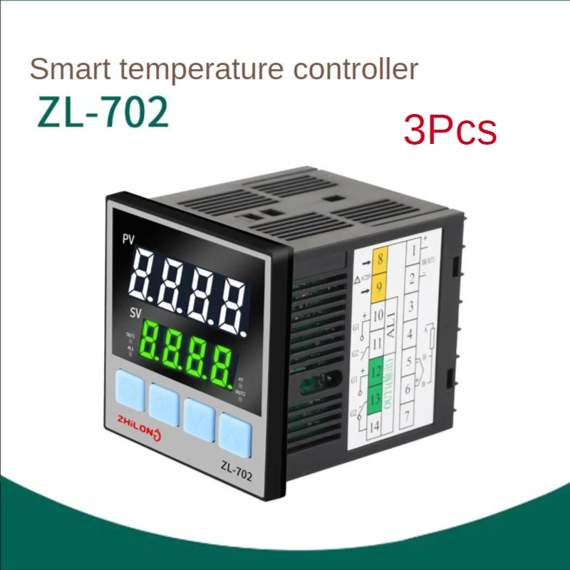3PCS-Zhilong термостат ZL702 Интеллектуальный ЖК-термостат SSR регулируемый термостат переключатель
3PCS-Zhilong термостат ZL702 Интеллектуальный ЖК-термостат SSR регулируемый термостат переключатель