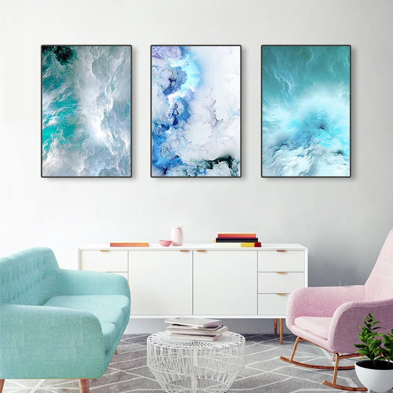 Blue Wave Marble Modern Abstract Canvas Painting Nordic Poster and Prints Living Room Wall Art Home Decor Cuadros Wall Pictures
Blue Wave Marble Modern Abstract Canvas Painting Nordic Poster and Prints Living Room Wall Art Home Decor Cuadros Wall Pictures