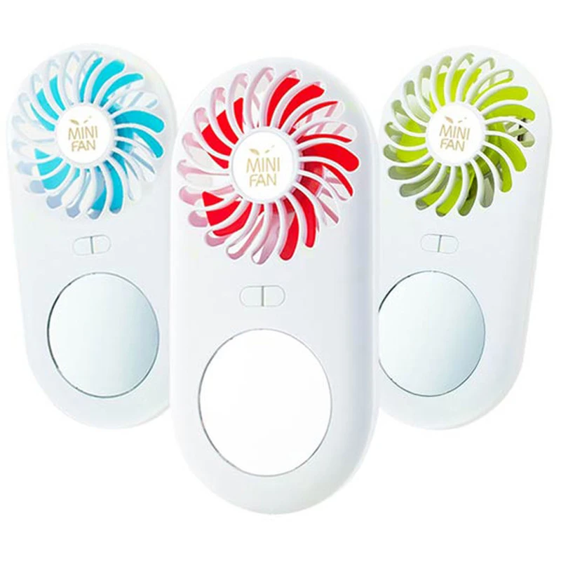 Mini Portable Pocket Fan USB Charging Handheld/Desktop Small Fan with Mirror
Mini Portable Pocket Fan USB Charging Handheld/Desktop Small Fan with Mirror