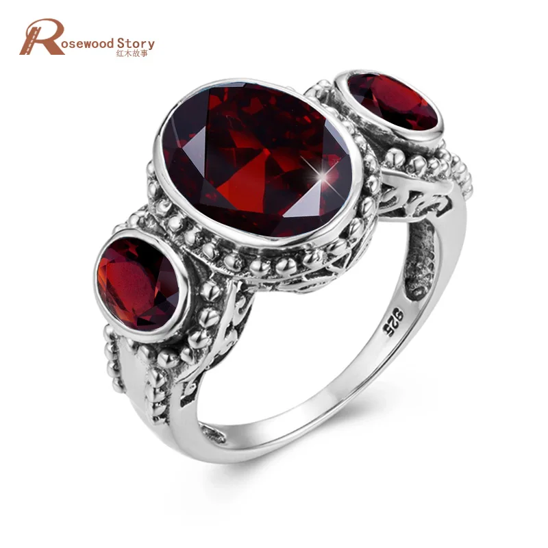Red Stone Sterling Silver Rings 925 Garnet Gemstones White Gold Ring For Women Platinum Trendy Oval Fine Jewellry High Quality
Red Stone Sterling Silver Rings 925 Garnet Gemstones White Gold Ring For Women Platinum Trendy Oval Fine Jewellry High Quality
