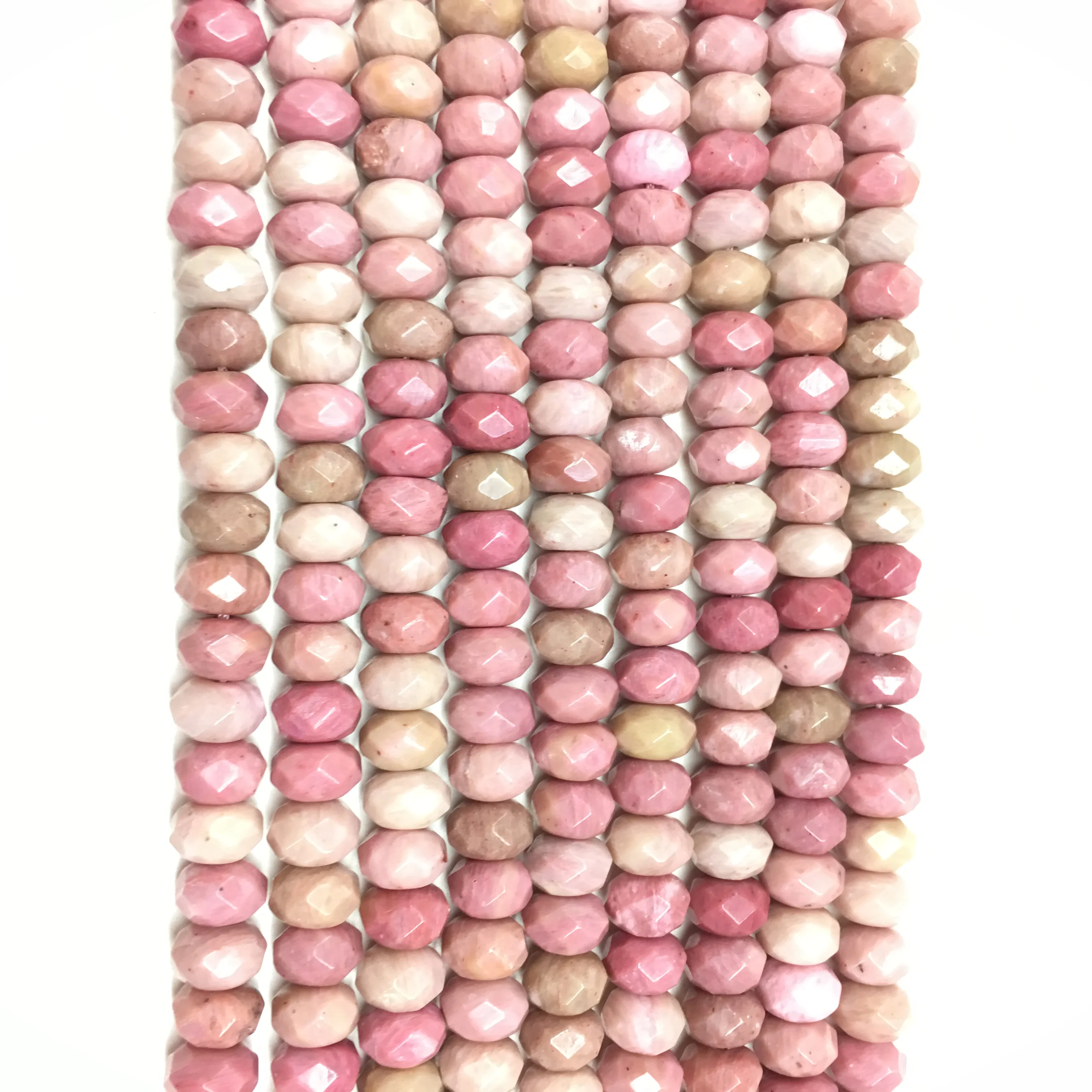 Factory Price Natural Stone Pink Rhodonite Faceted Rondelle Loose Beads Jewelry Healing Energy DIY Bracelet Necklace 4x6mm 5x8mm
Factory Price Natural Stone Pink Rhodonite Faceted Rondelle Loose Beads Jewelry Healing Energy DIY Bracelet Necklace 4x6mm 5x8mm