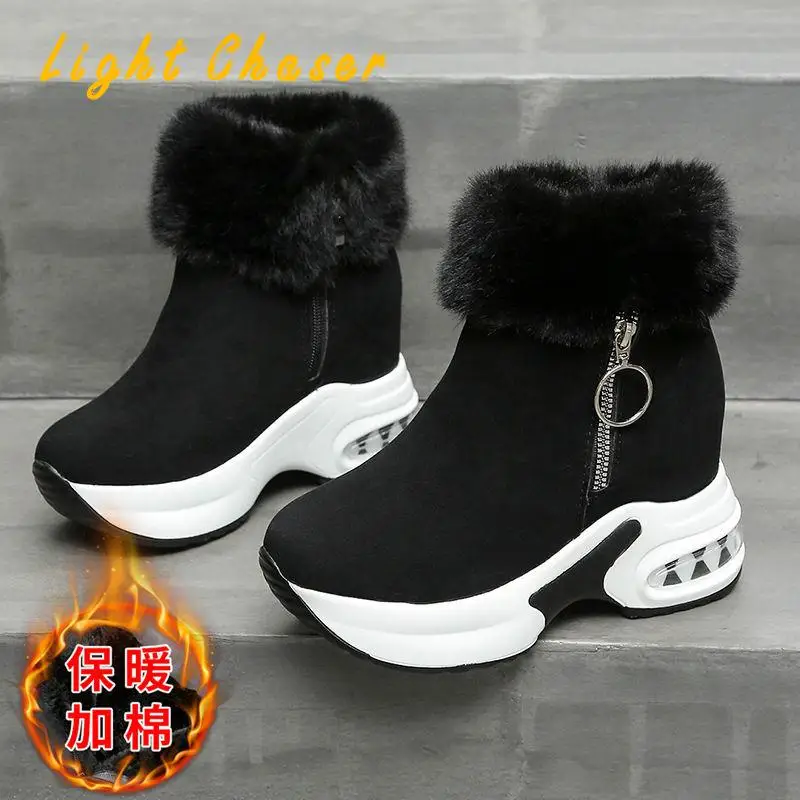 New Cotton Boots Winter Thick-soled Inner Increase Plus Velvet Warm Snow Boots High-top Side Zipper Canvas Women's Short Boots
New Cotton Boots Winter Thick-soled Inner Increase Plus Velvet Warm Snow Boots High-top Side Zipper Canvas Women's Short Boots