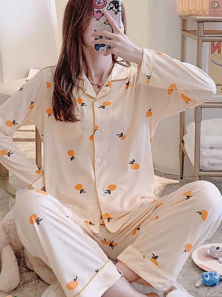 ITOOLIN Pijamas Plus Size Loungewear Women Sleep Tops And Pajama Pants Bedroom Sets 2 Pcs Korean Cute Underwear Cotton 100% 
ITOOLIN Pijamas Plus Size Loungewear Women Sleep Tops And Pajama Pants Bedroom Sets 2 Pcs Korean Cute Underwear Cotton 100%