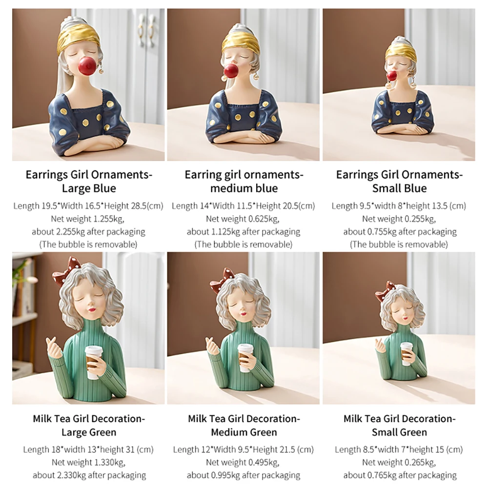 Nordic Style Cartoon Girl Decoration Home Decoration Accessories Living Room Statue Decoration Gift Statues for Decoration
Nordic Style Cartoon Girl Decoration Home Decoration Accessories Living Room Statue Decoration Gift Statues for Decoration