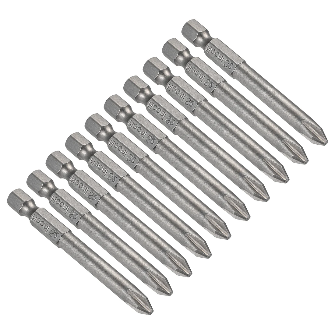 uxcell 10 Pcs 6mm PH2 Magnetic Phillips Screwdriver Bits, 1/4 Inch Hex Shank 2.56-inch Length S2 Power Tool
uxcell 10 Pcs 6mm PH2 Magnetic Phillips Screwdriver Bits, 1/4 Inch Hex Shank 2.56-inch Length S2 Power Tool