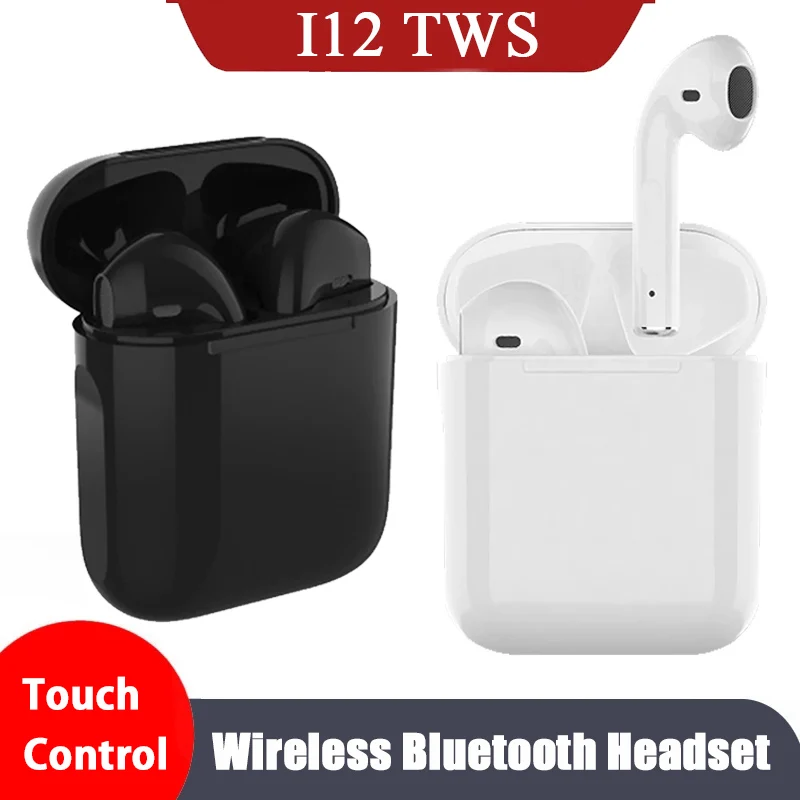 Original I12 TWS Wireless Headphones Bluetooth auriculares audifonos Handfree Soundpeats inalambrico Headsets for Smart Phone
Original I12 TWS Wireless Headphones Bluetooth auriculares audifonos Handfree Soundpeats inalambrico Headsets for Smart Phone