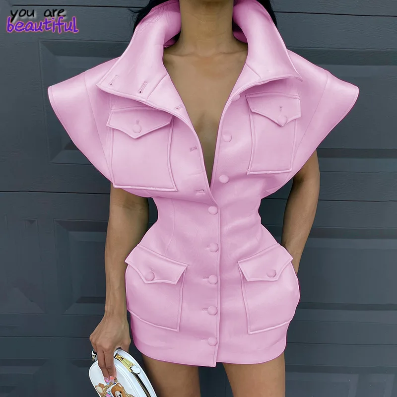 Stand-Up Collar Air Cotton Solid Color Flying Sleeves Dress Women 2021 Autumn Sleeveless Button Pockets Dress Female Streetwears
Stand-Up Collar Air Cotton Solid Color Flying Sleeves Dress Women 2021 Autumn Sleeveless Button Pockets Dress Female Streetwears