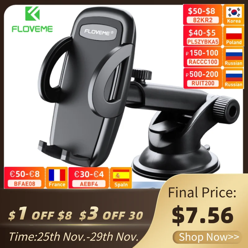 Силиконовая накладка FLOVEME, универсальный держатель для телефона на лобовое стекло автомобиля, Гравитационный Автомобильная Подставка для ...
Силиконовая накладка FLOVEME, универсальный держатель для телефона на лобовое стекло автомобиля, Гравитационный Автомобильная Подставка для ...