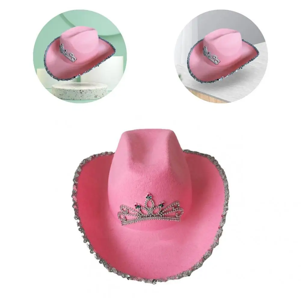 Fedora Cap Elegant Lightweight Shining Sequins Edge Crown Decor Fedora Cap Women Hat for Vacation
Fedora Cap Elegant Lightweight Shining Sequins Edge Crown Decor Fedora Cap Women Hat for Vacation
