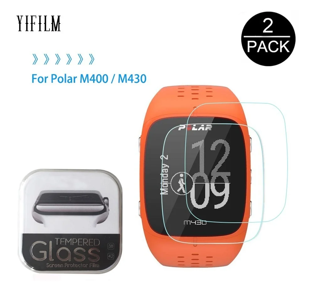 2Pack For Polar M430 M400 0.3mm 2.5D 9H Clear Tempered Glass Screen Protector GPS Smart Sports Watch Explosion-Proof LCD Film
2Pack For Polar M430 M400 0.3mm 2.5D 9H Clear Tempered Glass Screen Protector GPS Smart Sports Watch Explosion-Proof LCD Film
