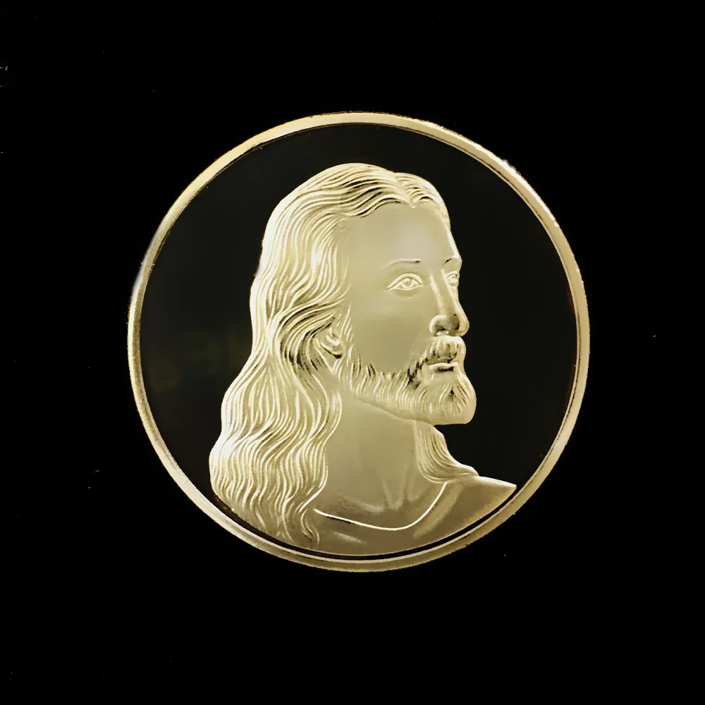Religious Belief Jesus Christ Statue Jesus Crucifixion Commemorative Coin Art Painting Final Dinner Gold Plated Gold Coins 
Religious Belief Jesus Christ Statue Jesus Crucifixion Commemorative Coin Art Painting Final Dinner Gold Plated Gold Coins