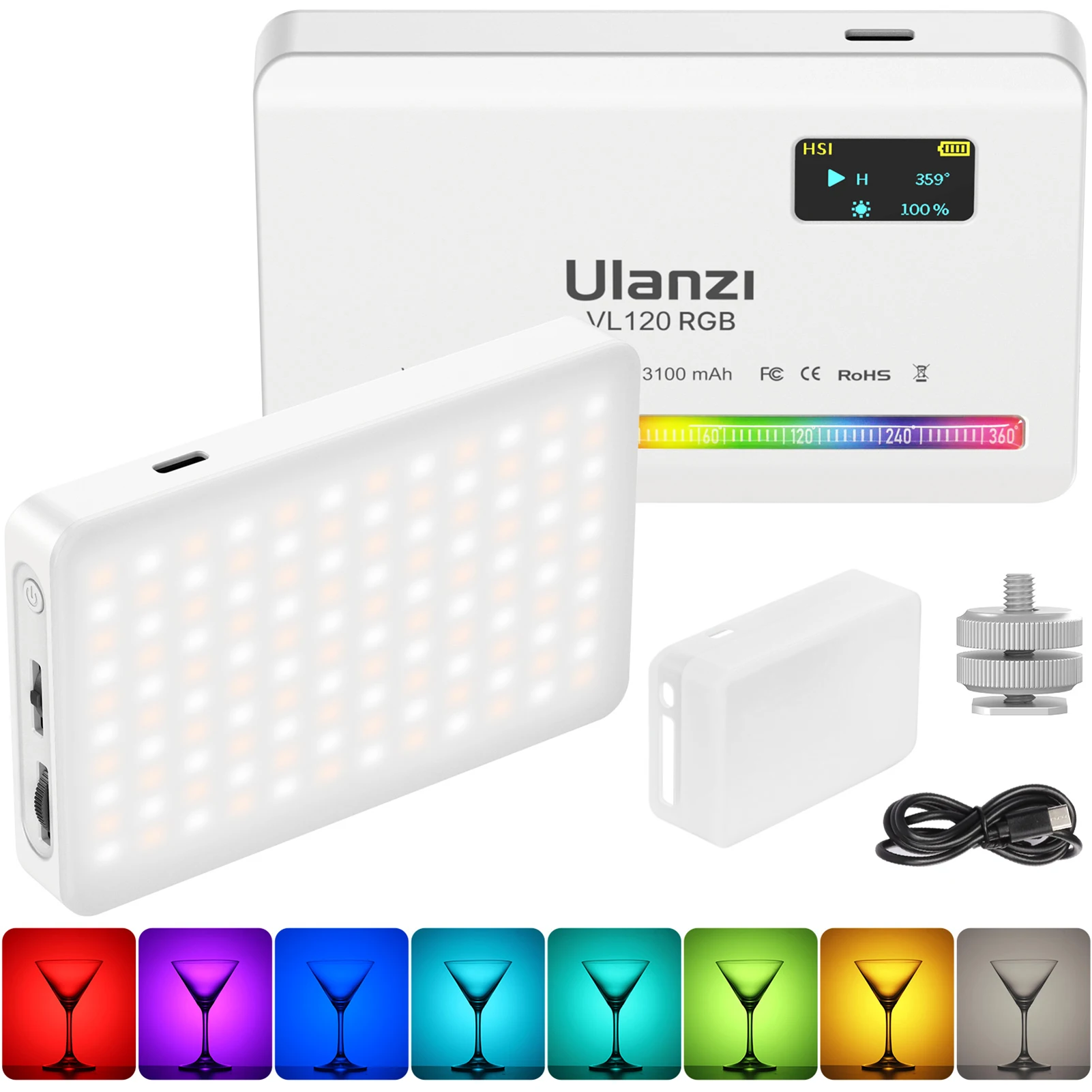 Ulanzi VL120 RGB мини светильник 2500K-9000K заполнясветильник свет для фотосъемки CRI95 + батарея силиконовый диффузор Холодный башмак крепление
Ulanzi VL120 RGB мини светильник 2500K-9000K заполнясветильник свет для фотосъемки CRI95 + батарея силиконовый диффузор Холодный башмак крепление
