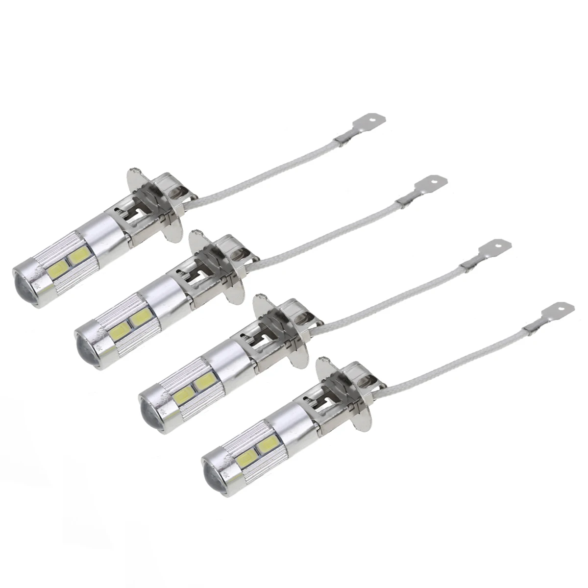 

4Pcs H3 Car Light 5630 10SMD LED Car Fog Driving Light Lamp Bulb White Auto Head Lamp Bulb for Car Lighting