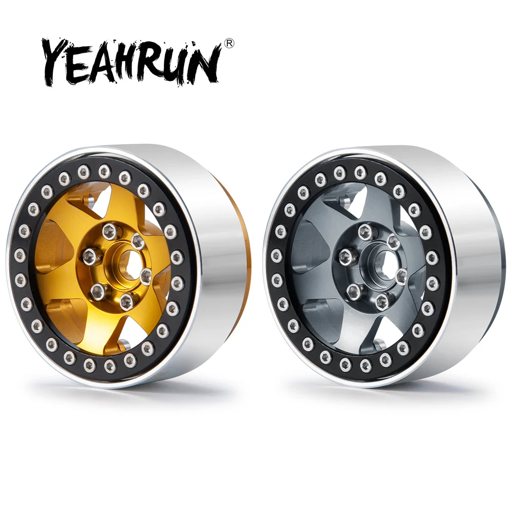 YEAHRUN Model Car Metal Alloy 1.9 Inch Beadlock Wheel Rims Hubs for Axial SCX10 CC01 D90 1/10 RC Crawler Car Truck Parts 
YEAHRUN Model Car Metal Alloy 1.9 Inch Beadlock Wheel Rims Hubs for Axial SCX10 CC01 D90 1/10 RC Crawler Car Truck Parts