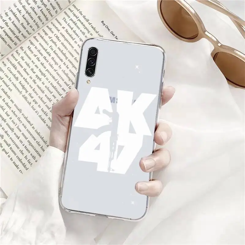 AK47 Gun Coque Simple black Phone Case Transparent for Samsung A71 S9 10 20 HUAWEI p30 40 honor 10i 8x xiaomi note 8 Pro 10t 11
AK47 Gun Coque Simple black Phone Case Transparent for Samsung A71 S9 10 20 HUAWEI p30 40 honor 10i 8x xiaomi note 8 Pro 10t 11