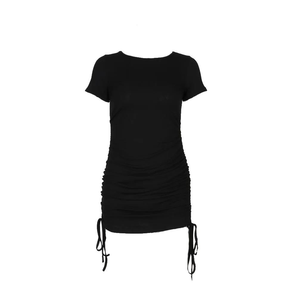 Summer Dress Slim Sexy Women Dresses Short Sleeve Thread Bodycon Dress Fashion Solid Dress Women Ruched Drawstring Party Club
Summer Dress Slim Sexy Women Dresses Short Sleeve Thread Bodycon Dress Fashion Solid Dress Women Ruched Drawstring Party Club
