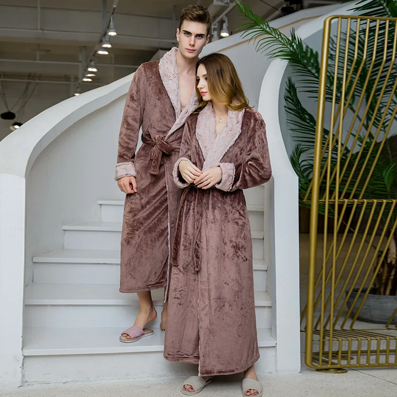 Night dress women bathrobe Flannel robe Women's Winter Lengthened Coralline Bathrobe Long Sleeved Robe Coat
Night dress women bathrobe Flannel robe Women's Winter Lengthened Coralline Bathrobe Long Sleeved Robe Coat