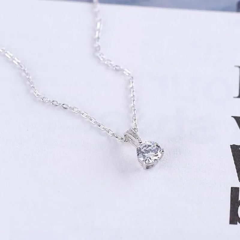 Silver Color Jewelry Fashion Zircon Pendant Geometric Necklace for Women Charm Accessories Wedding Gifts Female SN219
Silver Color Jewelry Fashion Zircon Pendant Geometric Necklace for Women Charm Accessories Wedding Gifts Female SN219