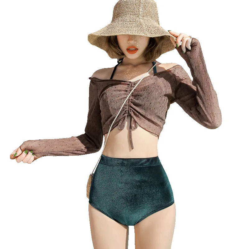 Swimsuits Women Summer 2019 Rash Guard Swimsuit Beachwear Surf Shirt Woman Swimwear Guards Female Three Piece Bikini Set Push Up
Swimsuits Women Summer 2019 Rash Guard Swimsuit Beachwear Surf Shirt Woman Swimwear Guards Female Three Piece Bikini Set Push Up