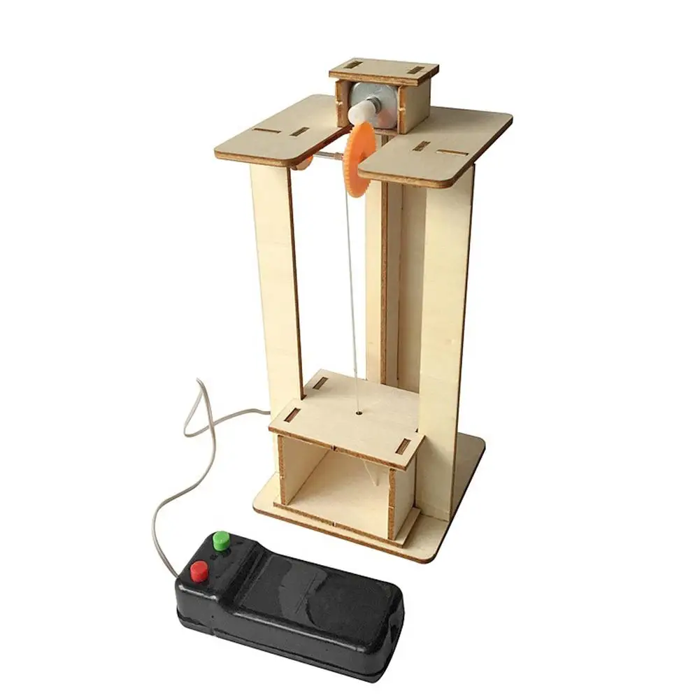 DIY Electric Elevator Lift Model Children Boy Toys Science Experiment Puzzles Kits Creative Innovation Education For School 
DIY Electric Elevator Lift Model Children Boy Toys Science Experiment Puzzles Kits Creative Innovation Education For School