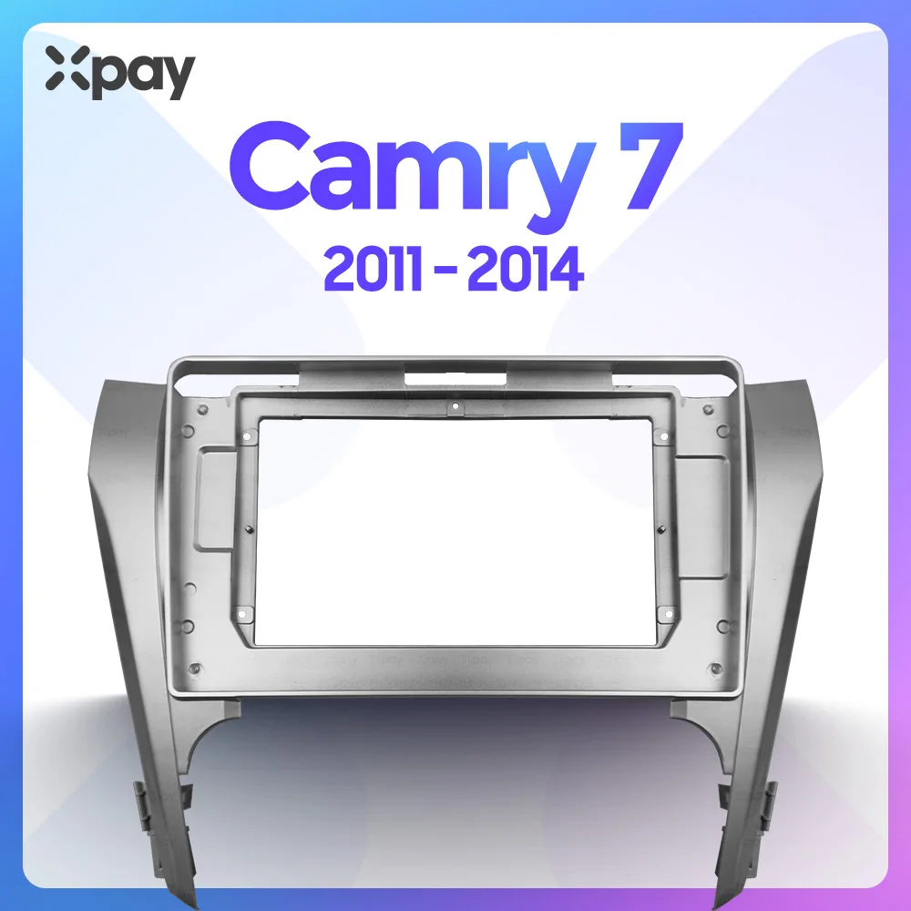 Фото XPAY 10 1 дюймов 2din автомобильный радиоприемник для Toyota Camry 2011 2012 2013 2014 стерео панель