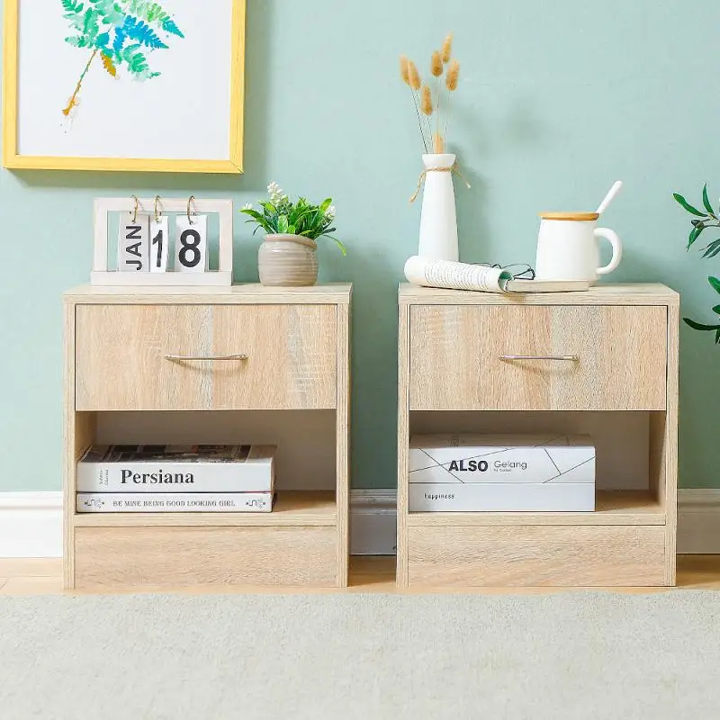 2pcs Living Home Bedside Table Cabinet Nightstand Retro End Tables With Drawer Bedside Cabinet For Bedroom And Living Room HWC
2pcs Living Home Bedside Table Cabinet Nightstand Retro End Tables With Drawer Bedside Cabinet For Bedroom And Living Room HWC