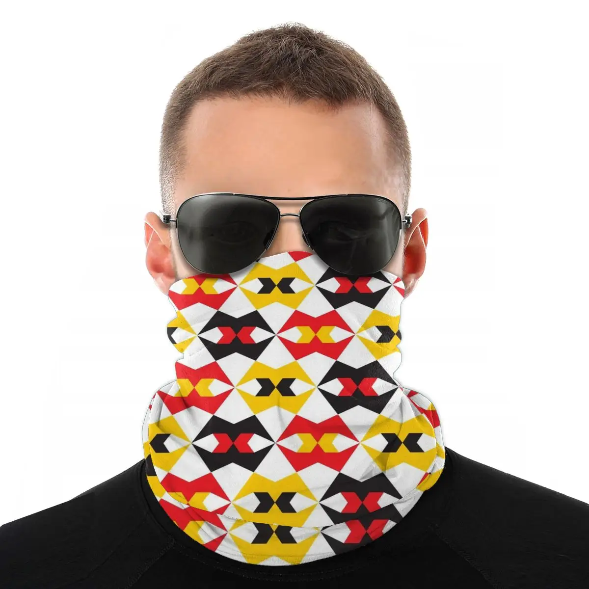 Yellow Red Black Scarves Half Face Mask Unisex Halloween Neck Gaiter Tubular Bandana Multi-functional Headwear Cycling Hiking
Yellow Red Black Scarves Half Face Mask Unisex Halloween Neck Gaiter Tubular Bandana Multi-functional Headwear Cycling Hiking