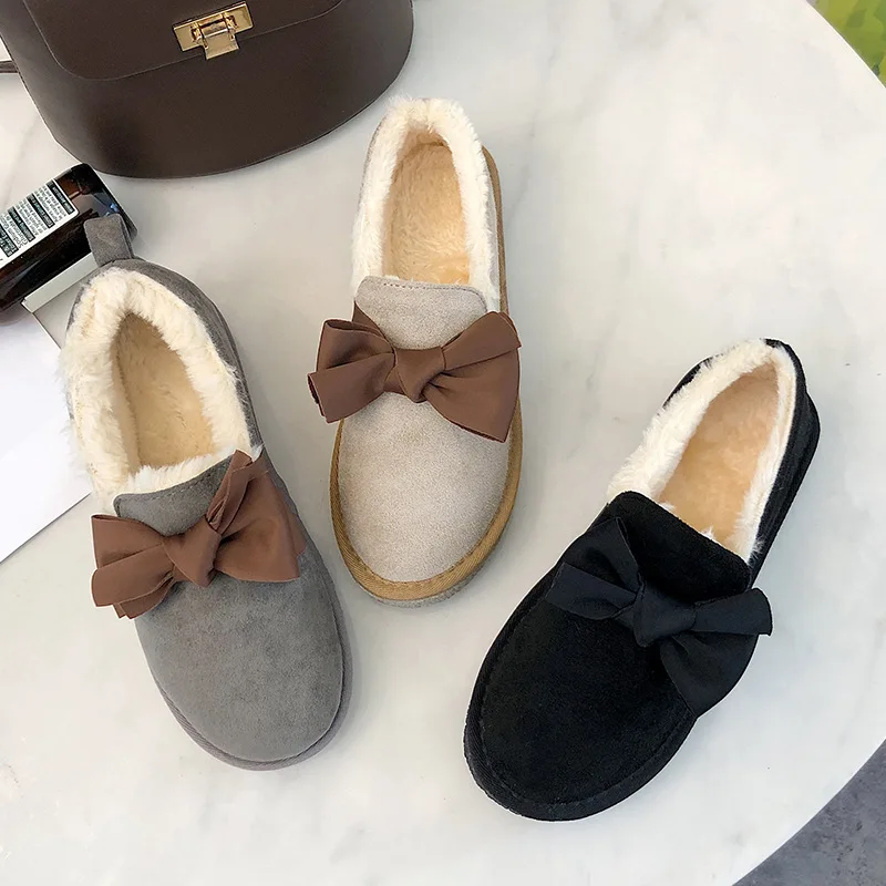 2020 New Winter Cotton Shoes Thick Warm And Comfortable Cute Bow Thick Bottom High Quality Fashion Non-slip Casual Shoes B24-08 
2020 New Winter Cotton Shoes Thick Warm And Comfortable Cute Bow Thick Bottom High Quality Fashion Non-slip Casual Shoes B24-08
