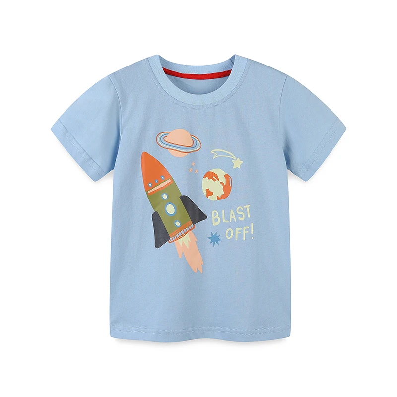 AOSTA BETTY Summer Solid Color T-shirts Boy Short Sleeve Rocket Planet Sleeve Knitting Crew Neck Children Casual Cotton Clothes
AOSTA BETTY Summer Solid Color T-shirts Boy Short Sleeve Rocket Planet Sleeve Knitting Crew Neck Children Casual Cotton Clothes