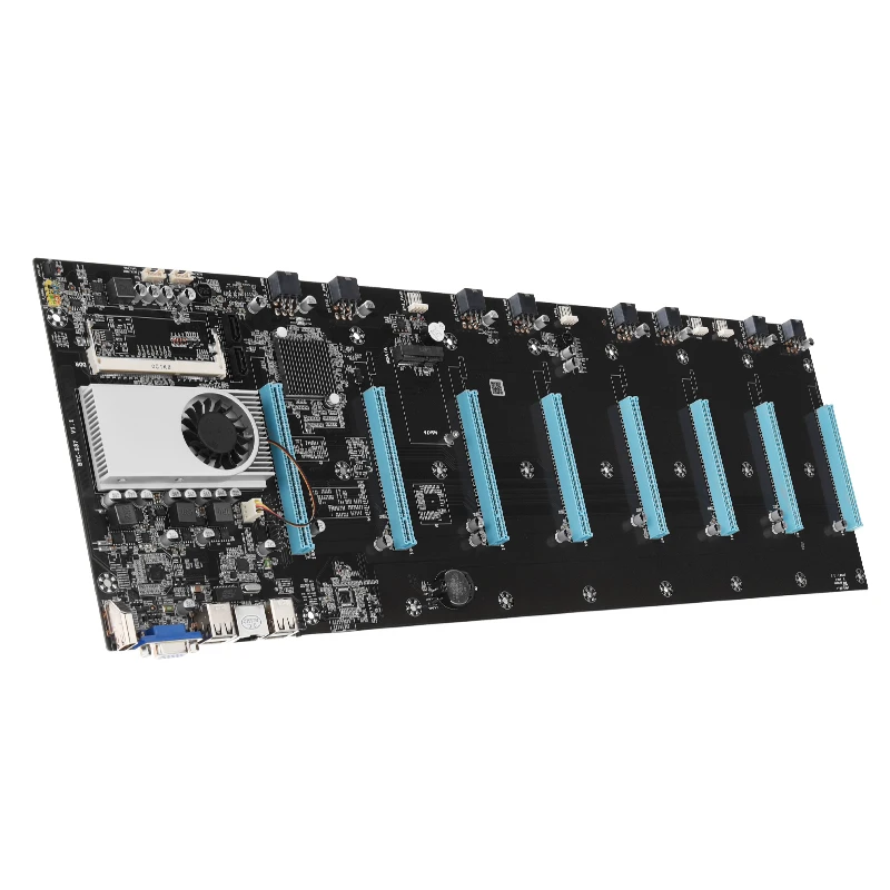 Набор из 8 материнских плат для майнинга с процессором 128 ГБ MSATA SSD память DDR3