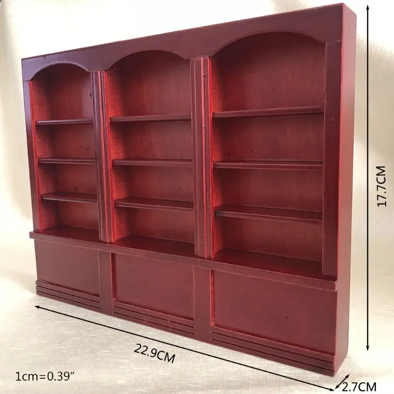 1:12 Dollhouse Red Bookshelf Miniature Bookcase Furniture Decorative Accessories 19QF
1:12 Dollhouse Red Bookshelf Miniature Bookcase Furniture Decorative Accessories 19QF