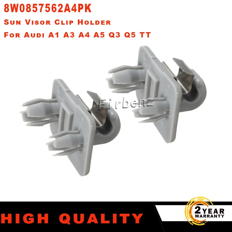 Grey Plastic Auto Sun Visor Clip Holder Hook Stand For Audi A1 A3 A4 A5 Q3 Q5 TT Interior 8W0857562A4PK
Grey Plastic Auto Sun Visor Clip Holder Hook Stand For Audi A1 A3 A4 A5 Q3 Q5 TT Interior 8W0857562A4PK