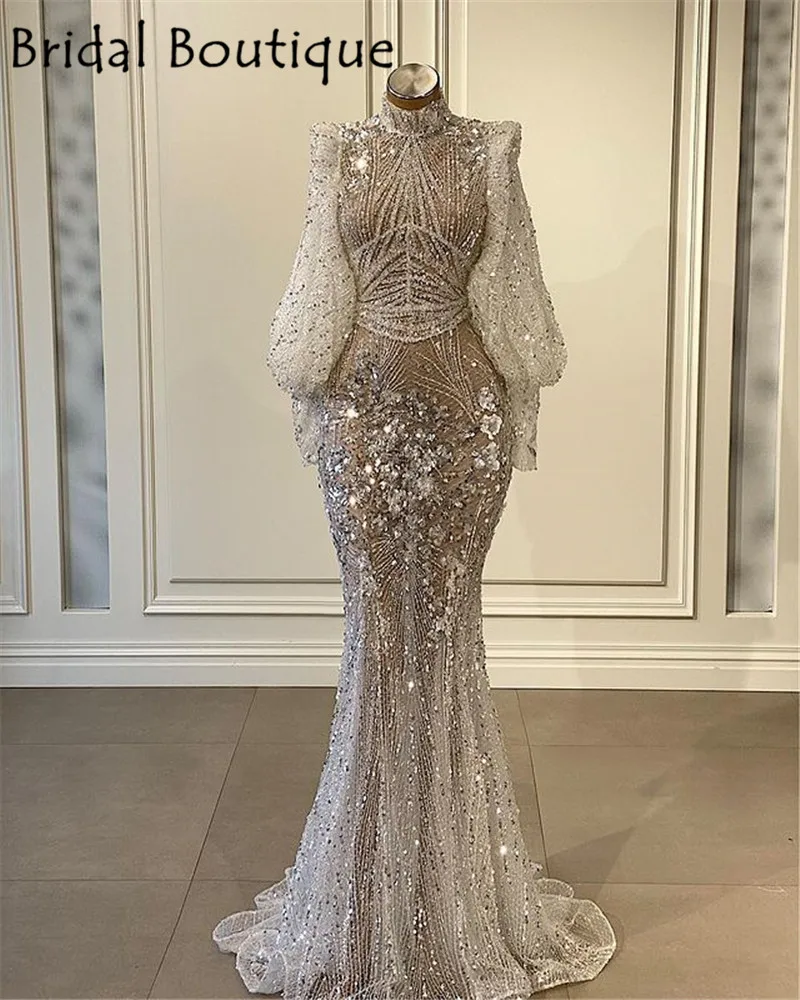 Luxury Beading Long Sleeves Abendkleider Elegant Mermaid Arabic Evening Dress 2022 Dubai Lebanon Party Gowns Robes De Soirée
Luxury Beading Long Sleeves Abendkleider Elegant Mermaid Arabic Evening Dress 2022 Dubai Lebanon Party Gowns Robes De Soirée