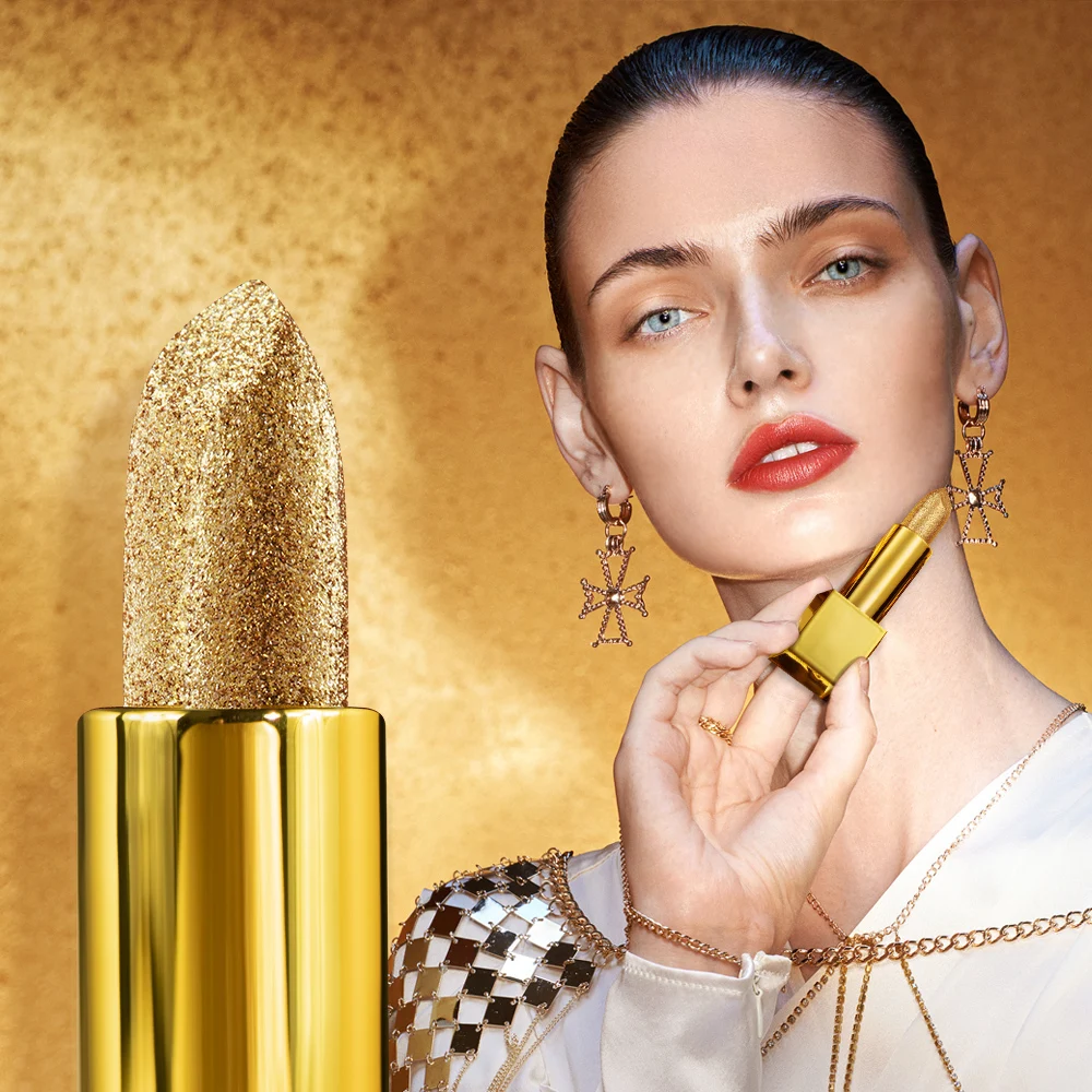 Glitter Lipstick Lips Makeup Velvet Matte Gold Lipstick Waterproof Long Lasting Sexy Vampire Nude Lipsticks Lipgloss Cosmetics
Glitter Lipstick Lips Makeup Velvet Matte Gold Lipstick Waterproof Long Lasting Sexy Vampire Nude Lipsticks Lipgloss Cosmetics