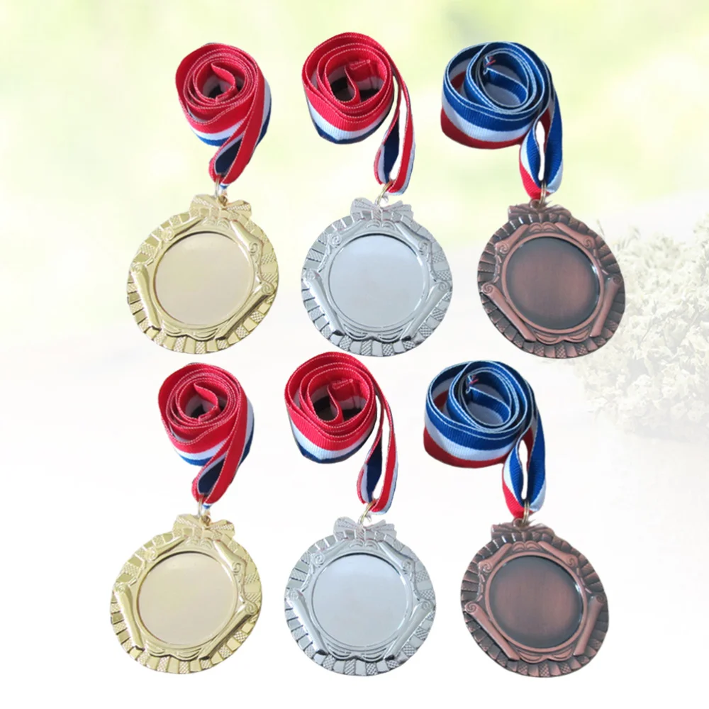 3pcs Creative Award Medals Universal Metal Medals with Lanyard for Sports Academics Competition (Gold, Silver and Bronze, 1pc fo
3pcs Creative Award Medals Universal Metal Medals with Lanyard for Sports Academics Competition (Gold, Silver and Bronze, 1pc fo