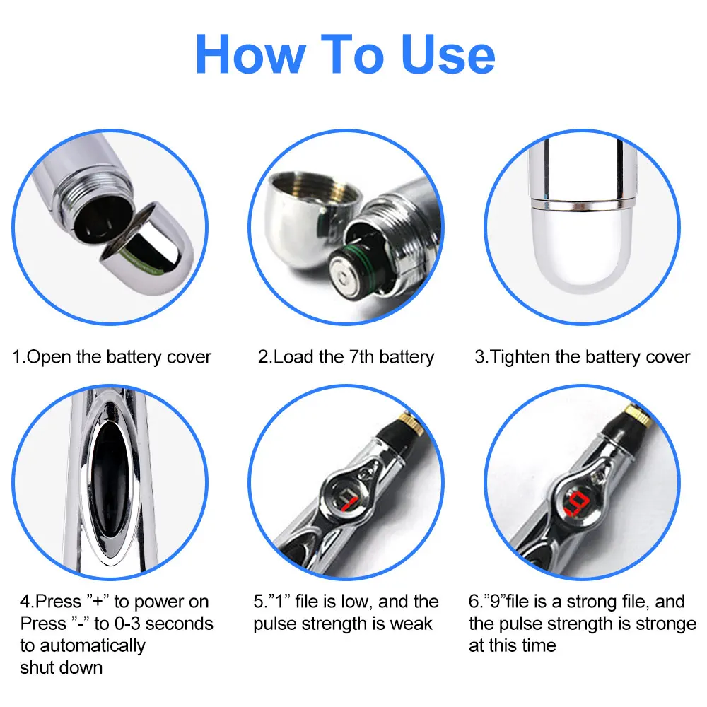 5/10/20 PCS Acupuncture Pen Electric Acupuncture Point Detector Meridian Energy Massage Pen Body Face Massage Tool Health Care
5/10/20 PCS Acupuncture Pen Electric Acupuncture Point Detector Meridian Energy Massage Pen Body Face Massage Tool Health Care