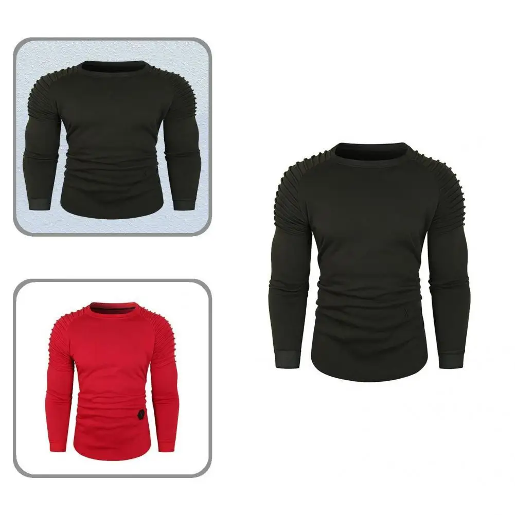 Pullover Terrific Fit Spring Sweatshirt Pleated Shoulder Male Sweatshirt Colorfast for Work
Pullover Terrific Fit Spring Sweatshirt Pleated Shoulder Male Sweatshirt Colorfast for Work
