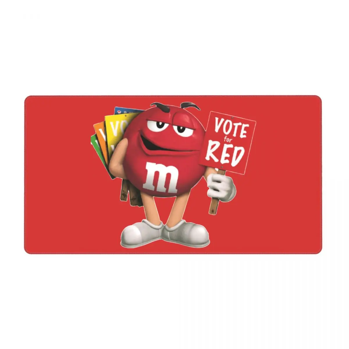 M&M's Red Vote For Red Gaming Mouse Pad Office Desk Mat Chocolate Candy XL Fabric Mousepad for Gamer
M&M's Red Vote For Red Gaming Mouse Pad Office Desk Mat Chocolate Candy XL Fabric Mousepad for Gamer