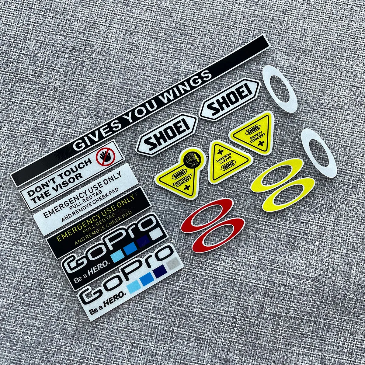 Refelctive SHOEI Helmet Visor Decals Motorcycle Car Styling Gives You Wings Sticker Whole SET
Refelctive SHOEI Helmet Visor Decals Motorcycle Car Styling Gives You Wings Sticker Whole SET