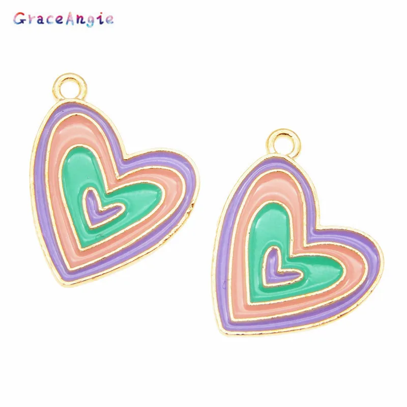 Подвеска женская эмалированная в форме сердца, 8 шт.
Подвеска женская эмалированная в форме сердца, 8 шт.