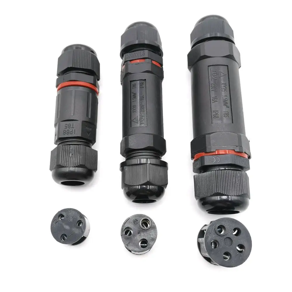 1pcs/lot Cable Connector Waterproof IP68 250V 16a 6-12mm Electrical Wire Sealed Retardant 3/5 pin wire Connector for LED Light
1pcs/lot Cable Connector Waterproof IP68 250V 16a 6-12mm Electrical Wire Sealed Retardant 3/5 pin wire Connector for LED Light
