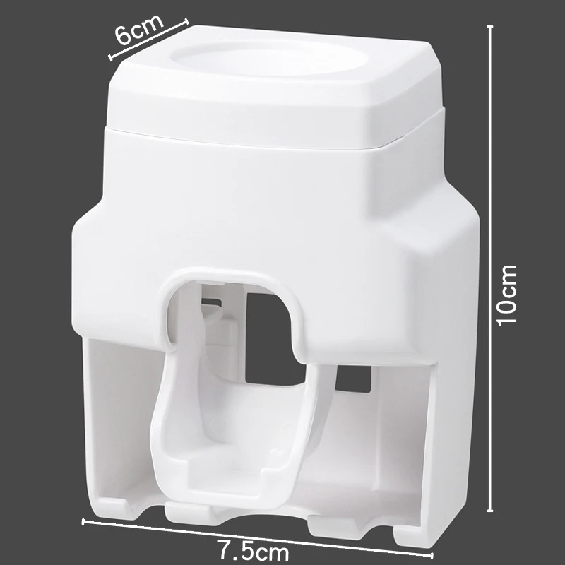Creative Wall Mount Automatic Toothpaste Dispenser Bathroom Toothbrush Holder Lazy Toothpaste Squeezer Bathroom Accessories
Creative Wall Mount Automatic Toothpaste Dispenser Bathroom Toothbrush Holder Lazy Toothpaste Squeezer Bathroom Accessories