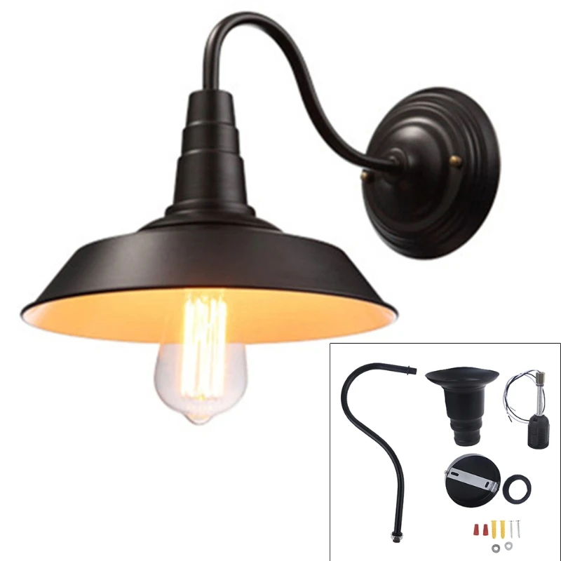 Retro Industrial Wall Mount Lamp Outdoor Barn Garage Vintage Fixture Night Light Multipurpose Wall Sconce Creative Decoration
Retro Industrial Wall Mount Lamp Outdoor Barn Garage Vintage Fixture Night Light Multipurpose Wall Sconce Creative Decoration