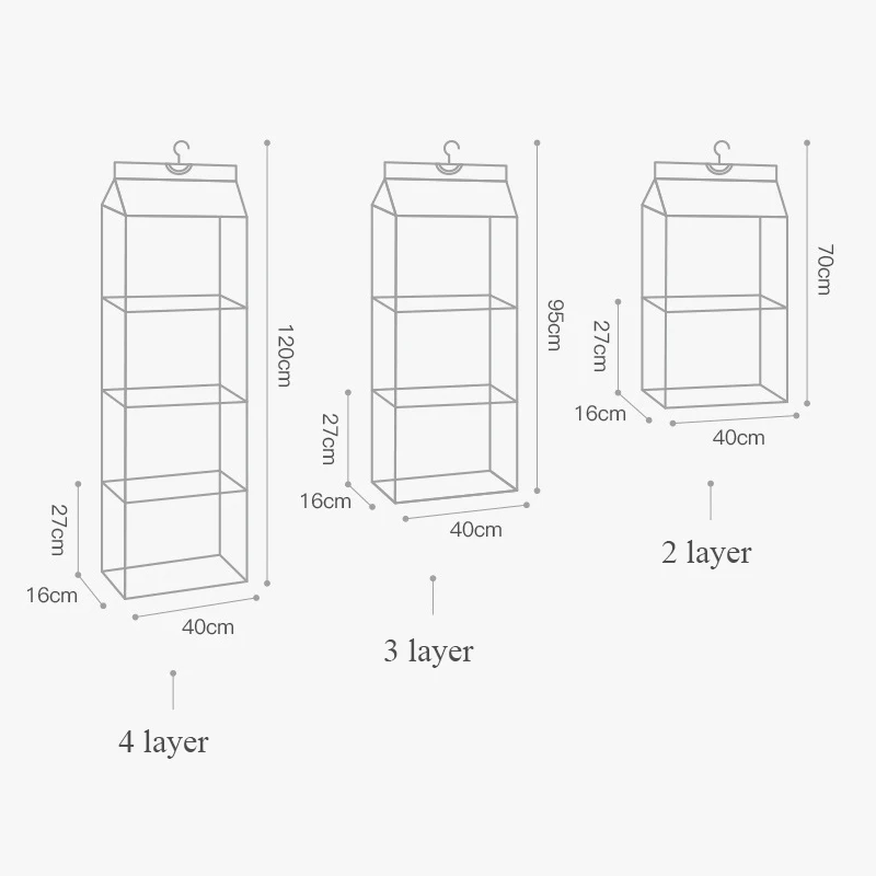 luluhut Handbag hanging organizer Hanging wardrobe organizer Three-dimensional storage hanging bag Handbag organizer for closet
luluhut Handbag hanging organizer Hanging wardrobe organizer Three-dimensional storage hanging bag Handbag organizer for closet