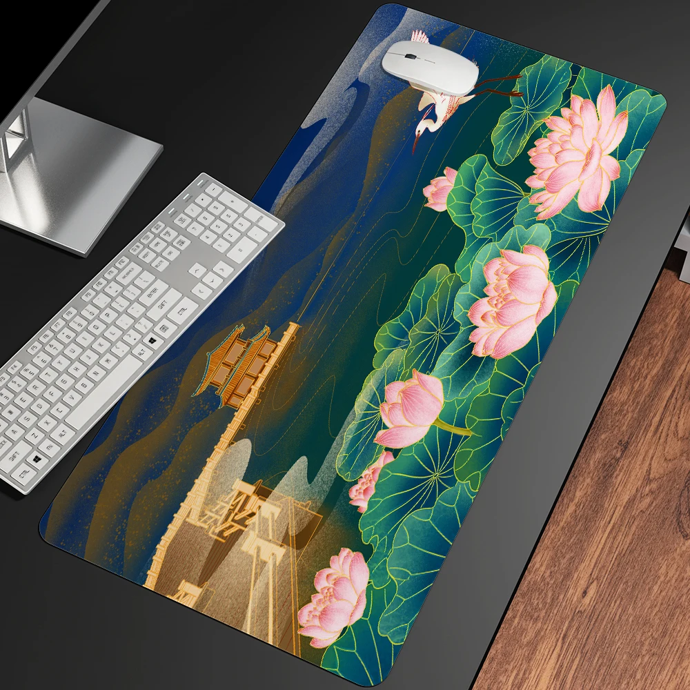 Gaming Mouse Pad Big XXL Lotus Pond Moonlight Printed Anime Mice Mats with Softy Natural Rubber Locked Edge for Gamers Desk Pad
Gaming Mouse Pad Big XXL Lotus Pond Moonlight Printed Anime Mice Mats with Softy Natural Rubber Locked Edge for Gamers Desk Pad