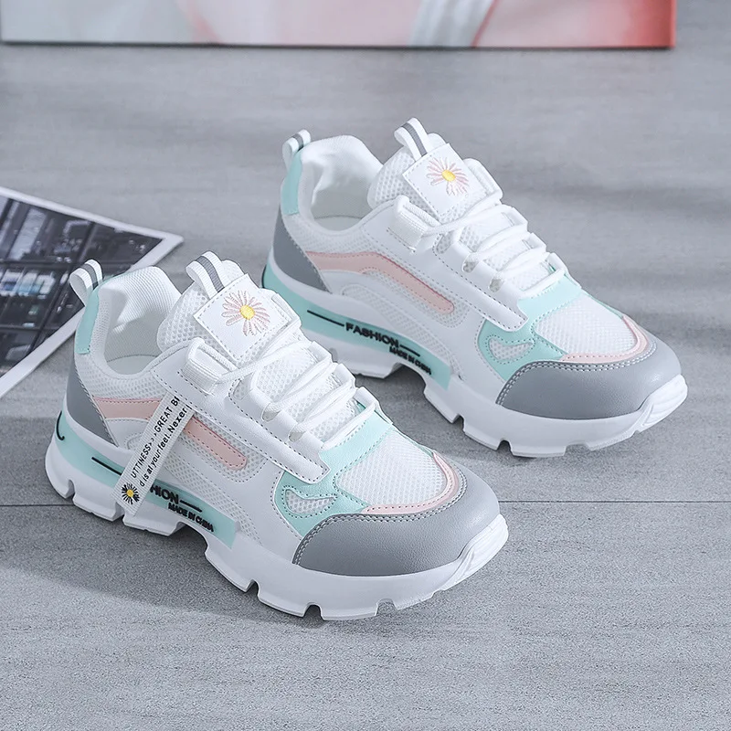 Korean Platform Sneakers Women Thick Sole Chunky Shoes Breathable Casual Mixed Colors
Korean Platform Sneakers Women Thick Sole Chunky Shoes Breathable Casual Mixed Colors